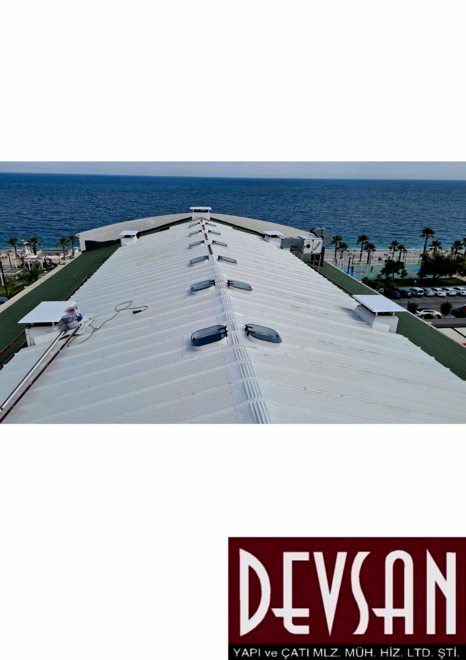 Sandvic Çatı Paneli 3 Hadve 40mm. Ral9002 Sandvic Çatı Paneli 3 Hadve 40mm. Ral9002