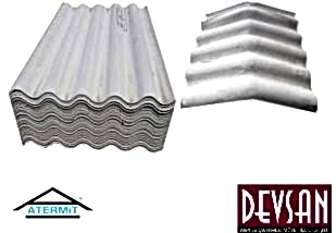 Atermit Lifli Çimento Oluklu Levha