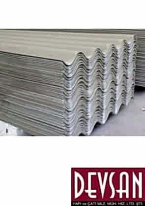 Atermit Lifli Çimento Oluklu Levha