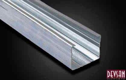 Duvar C Profili 50 mm.