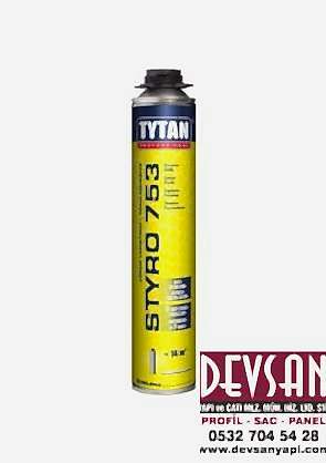 Tabancalı Mantolama Köpük Tytan Styro 750 ML.